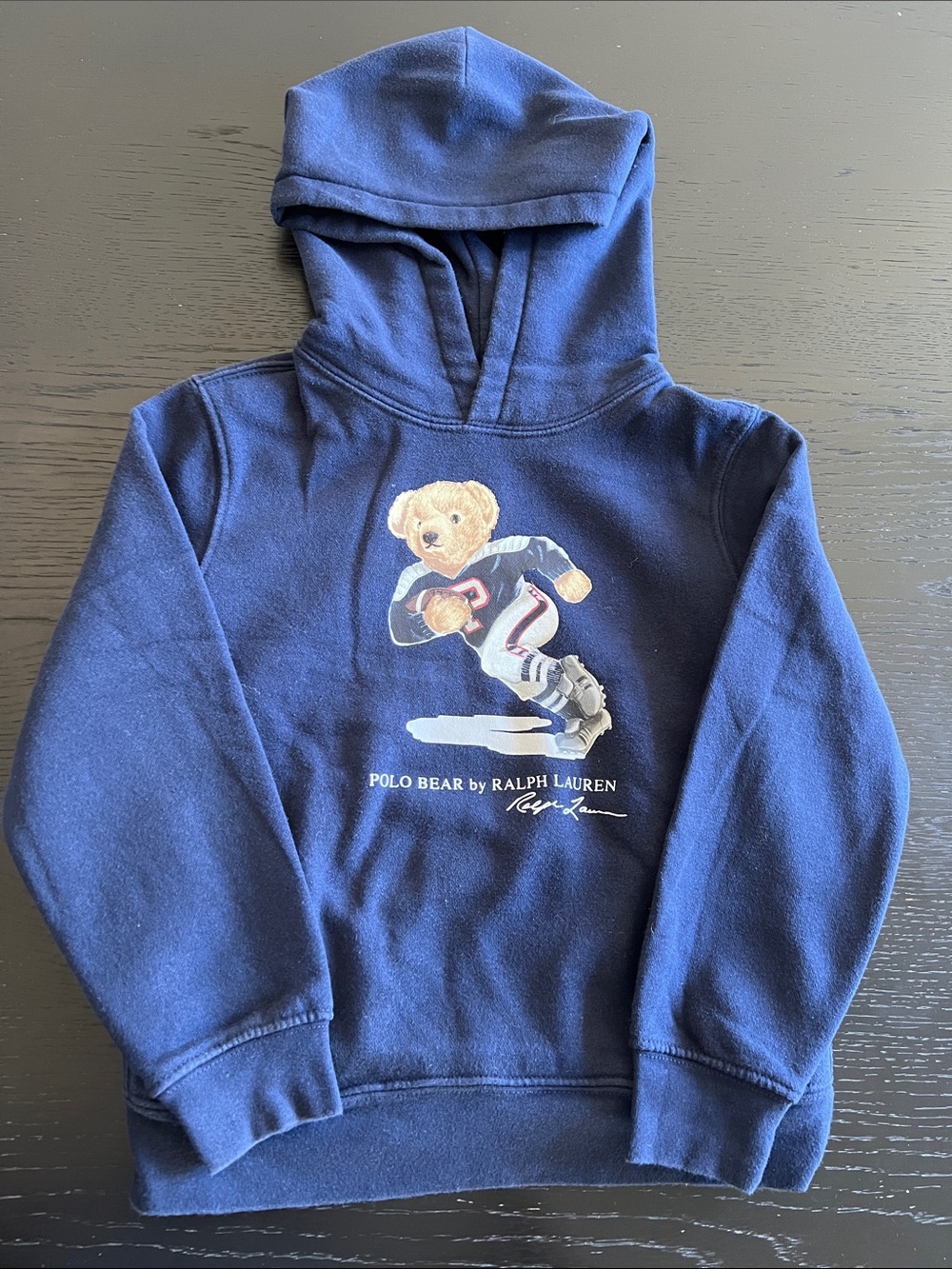 Ralph Lauren Navy Polo Bear Hoodie for Kids